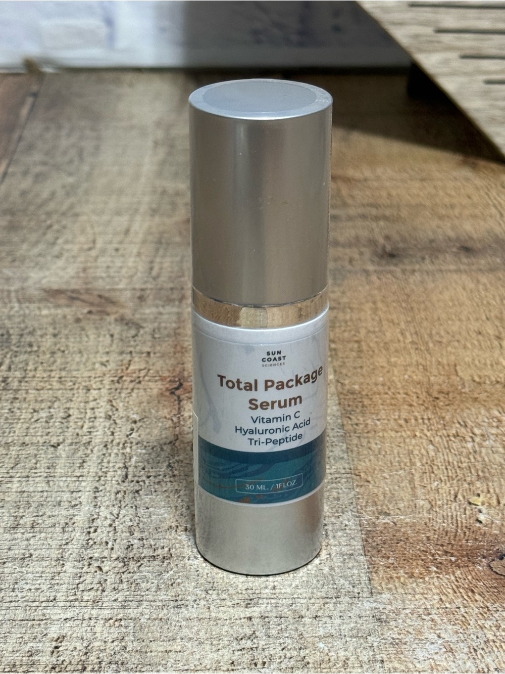 Sun Coast Sciences Total Package Serum Vitamin C Hyaluronic Acid Tri-Peptide 1oz